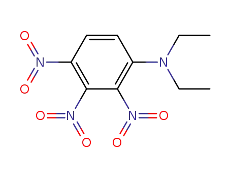 Molecular Structure of 861793-42-2 (<i>N</i>,<i>N</i>-diethyl-2,3,4-trinitro-aniline)