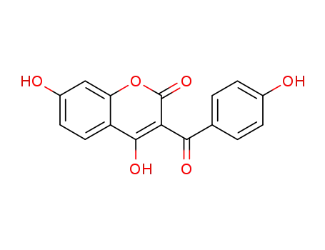 4,7-dihydroxy-3-(4-hydroxy-benzoyl)-coumarin