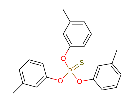 Phosphorothioic acid, O,O,O-tris(3-methylphenyl)ester cas  597-81-9