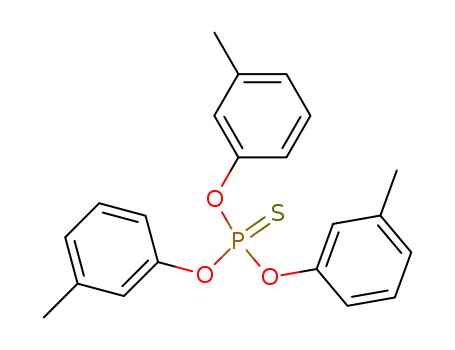 Molecular Structure of 597-81-9 (O,O,O-tris(3-methylphenyl) phosphorothioate)
