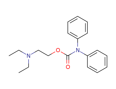 Carbamic acid,diphenyl-, 2-(diethylamino)ethyl ester (6CI,7CI,8CI,9CI)