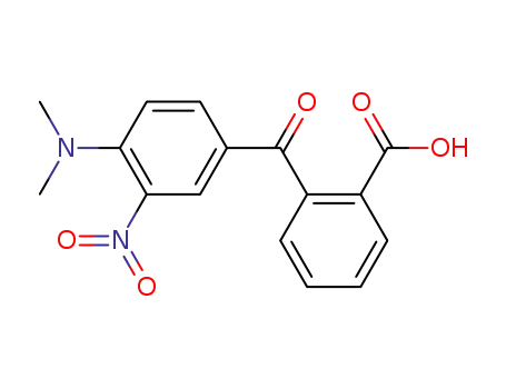 Molecular Structure of 746608-53-7 (2-[4-(DIMETHYLAMINO)-3-NITROBENZOYL]BENZOIC ACID)