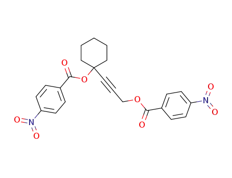 3-(4-nitro-benzoyloxy)-1-[1-(4-nitro-benzoyloxy)-cyclohexyl]-propyne