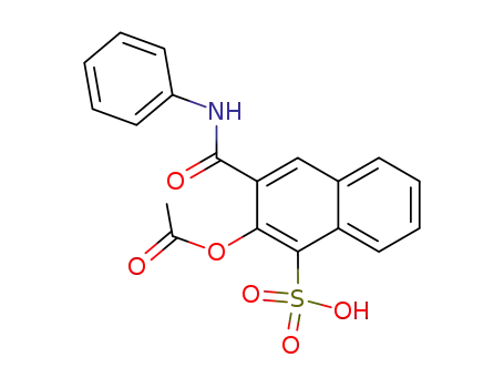2-acetoxy-3-phenylcarbamoyl-naphthalene-1-sulfonic acid
