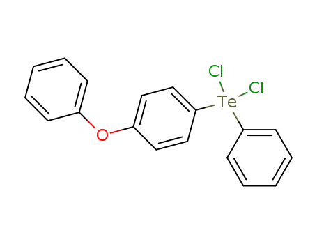 Molecular Structure of 101632-37-5 (dichloro-(4-phenoxy-phenyl)-phenyl-λ<sup>4</sup>-tellane)