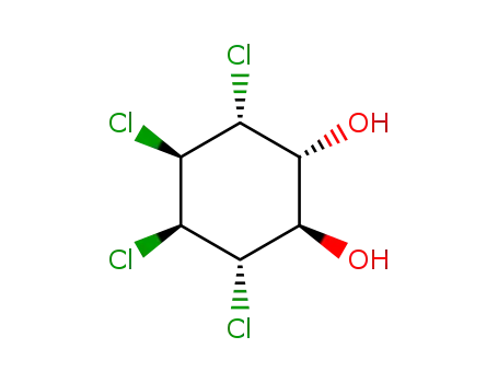 (+/-)-3<i>c</i>,4<i>t</i>,5<i>t</i>,6<i>c</i>-tetrachloro-cyclohexane-1<i>r</i>,2<i>t</i>-diol