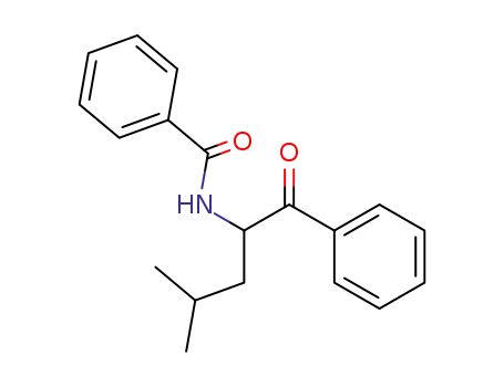 Molecular Structure of 30057-87-5 (benzoic acid-(1-benzoyl-3-methyl-butylamide))