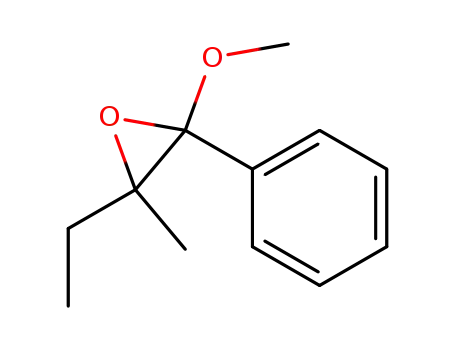 Molecular Structure of 6325-36-6 (2-ethyl-3-methoxy-2-methyl-3-phenyl-oxirane)