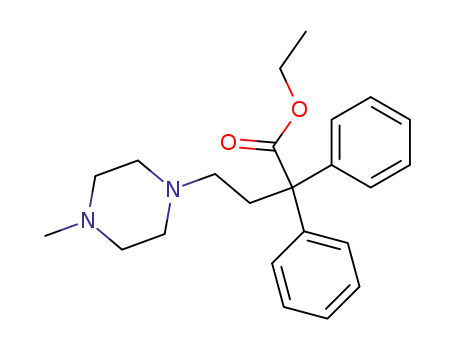 4-(4-methyl-piperazino)-2,2-diphenyl-butyric acid ethyl ester