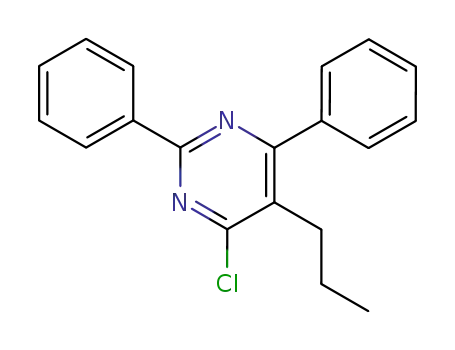 4-chloro-2,6-diphenyl-5-propyl-pyrimidine