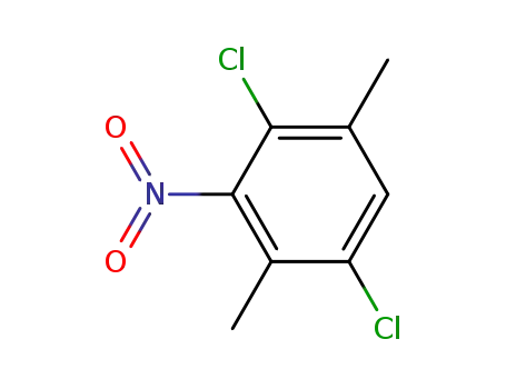 Molecular Structure of 3463-43-2 (Benzene, 1,4-dichloro-2,5-dimethyl-3-nitro-)