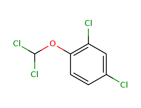 Molecular Structure of 104392-33-8 (dichloromethyl-(2,4-dichloro-phenyl)-ether)
