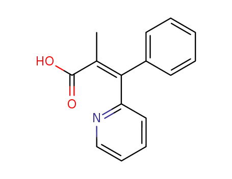 2-methyl-3-phenyl-3-[2]pyridyl-acrylic acid