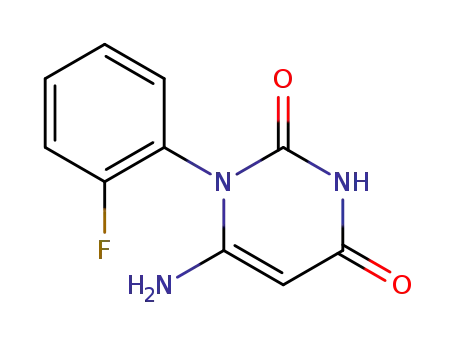 6-amino-1-(2-fluoro-phenyl)-1<i>H</i>-pyrimidine-2,4-dione
