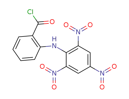 Molecular Structure of 861546-88-5 (<i>N</i>-picryl-anthraniloyl chloride)