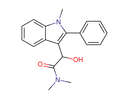 hydroxy-(1-methyl-2-phenyl-indol-3-yl)-acetic acid dimethylamide