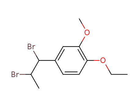 1-ethoxy-4-(1,2-dibromo-propyl)-2-methoxy-benzene