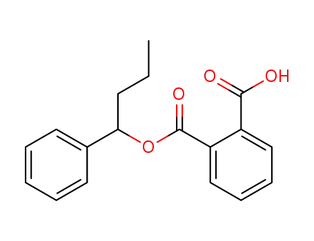 Molecular Structure of 91491-80-4 (2-[(1-PHENYLBUTOXY)CARBONYL]BENZOIC ACID)