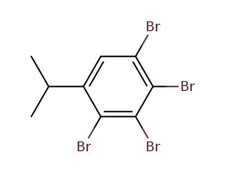 1,2,3,4-tetrabromo-5-isopropyl-benzene