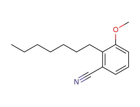 Molecular Structure of 108983-63-7 (2-heptyl-3-methoxy-benzonitrile)