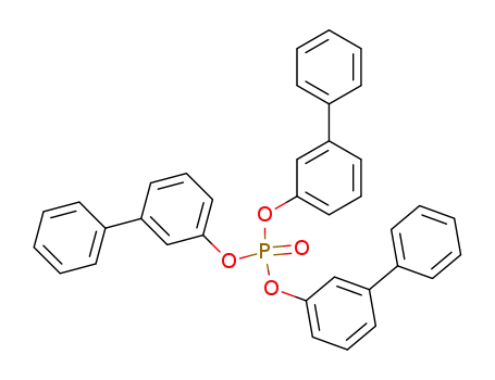 Molecular Structure of 115372-47-9 (phosphoric acid tris-biphenyl-3-yl ester)
