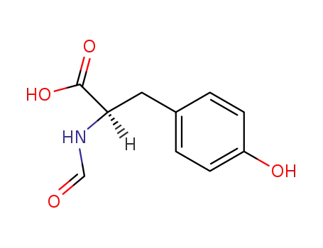 Molecular Structure of 111787-08-7 (N-formyl-D-tyrosine)