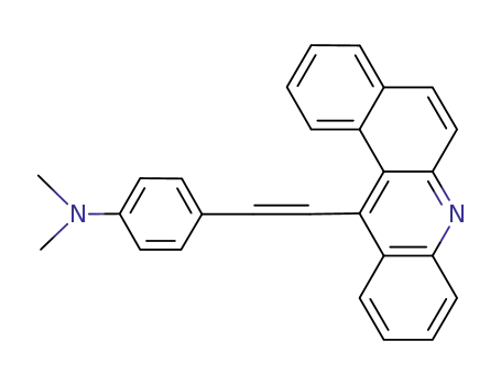 Molecular Structure of 63019-59-0 (12-[p-(Dimethylamino)styryl]benz[a]acridine)