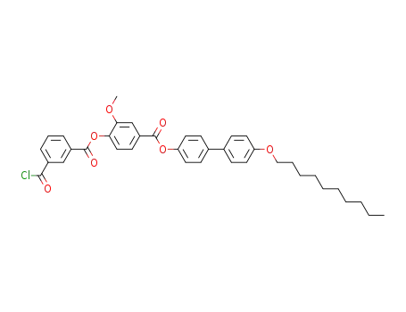 4-(3-Chlorocarbonyl-benzoyloxy)-3-methoxy-benzoic acid 4'-decyloxy-biphenyl-4-yl ester