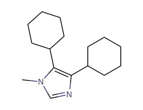 4,5-dicyclohexyl-1-methyl-1<i>H</i>-imidazole