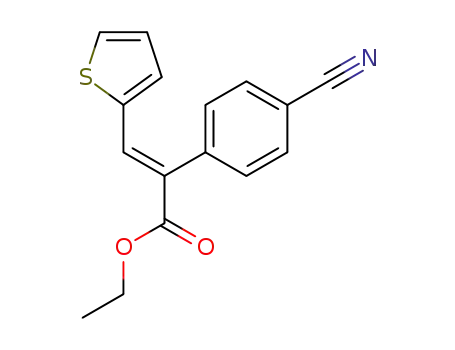 (E)-2-(4-Cyano-phenyl)-3-thiophen-2-yl-acrylic acid ethyl ester