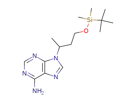 9-[3-(<i>tert</i>-butyl-dimethyl-silanyloxy)-1-methyl-propyl]-9<i>H</i>-purin-6-ylamine