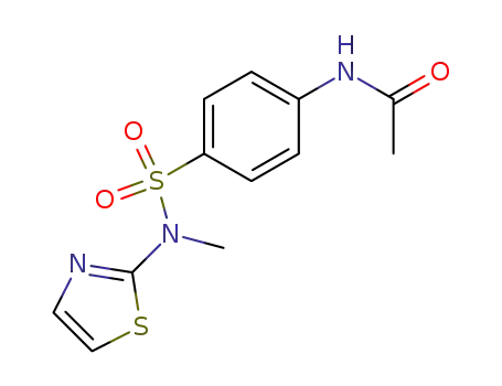 Acetamide, N-[4-[(methyl-2-thiazolylamino)sulfonyl]phenyl]-