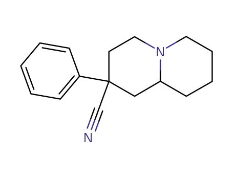 2-phenyl-octahydro-quinolizine-2-carbonitrile