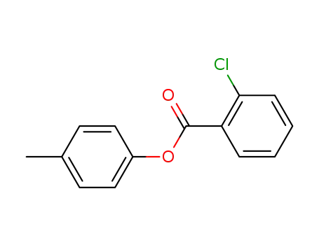 Molecular Structure of 6280-48-4 (4-methylphenyl 2-chlorobenzoate)