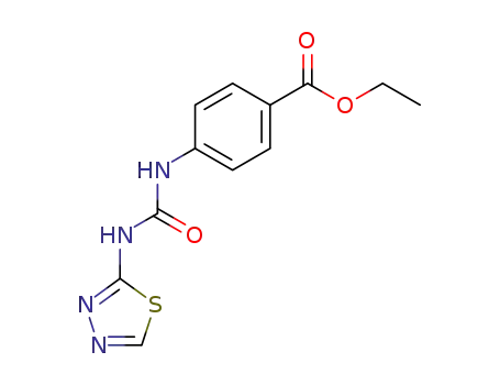 Molecular Structure of 69123-49-5 (ethyl 4-[(1,3,4-thiadiazol-2-ylcarbamoyl)amino]benzoate)