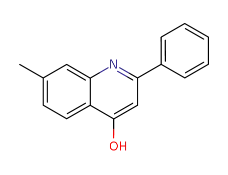 Molecular Structure of 116690-10-9 (7-methyl-2-phenyl-quinolin-4-ol)