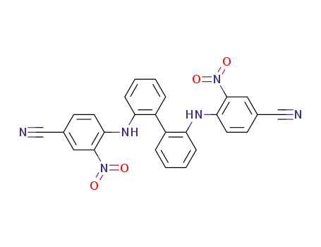 3,3'-dinitro-4,4'-biphenyl-2,2'-diyldiamino-di-benzonitrile