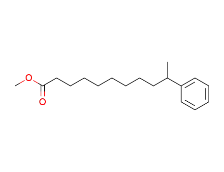 Molecular Structure of 6268-53-7 (methyl 10-phenylundecanoate)