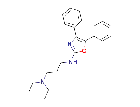 Molecular Structure of 18471-22-2 (N'-(4,5-Diphenyl-2-oxazolyl)-N,N-diethyl-1,3-propanediamine)