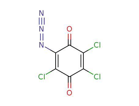 Molecular Structure of 72519-11-0 (1-(2,4,5-trichloro-3,6-dioxocyclohexa-1,4-dien-1-yl)triaza-1,2-dien-2-ium)
