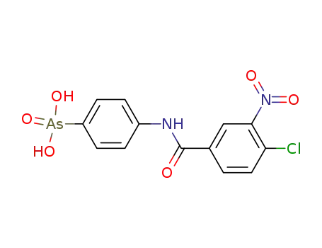 Molecular Structure of 861789-64-2 ([4-(4-chloro-3-nitro-benzoylamino)-phenyl]-arsonic acid)