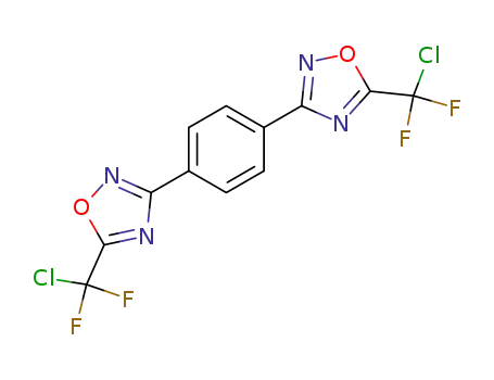 5,5'-bis-(chloro-difluoro-methyl)-3,3'-<i>p</i>-phenylene-bis-[1,2,4]oxadiazole