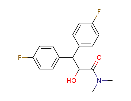 3,3-Bis-(4-fluoro-phenyl)-2-hydroxy-N,N-dimethyl-propionamide