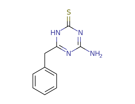 1,3,5-Triazine-2(1H)-thione,6-amino-4-(phenylmethyl)-