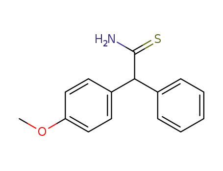 2-(4-methoxy-phenyl)-2-phenyl-thioacetamide