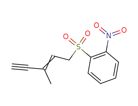 1-((E)-3-Methyl-pent-2-en-4-yne-1-sulfonyl)-2-nitro-benzene