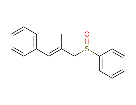 Benzene, [(2-methyl-3-phenyl-2-propenyl)sulfinyl]-, (E)-
