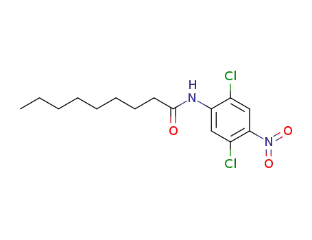 Molecular Structure of 6043-38-5 (Nonanoic acid (2,5-dichloro-4-nitro-phenyl)-amide)