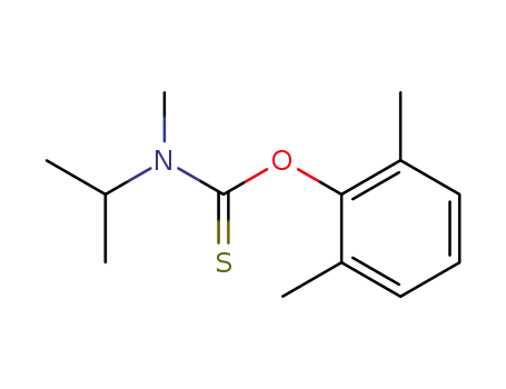 Molecular Structure of 63299-59-2 (Carbamothioic acid, methyl(1-methylethyl)-, O-(2,6-dimethylphenyl)
ester)