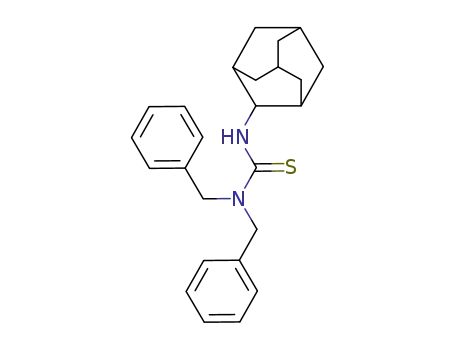 1,1-Dibenzyl-3-(tricyclo<3.3.1.1<sup>3.7</sup>>dec-2-yl)thioharnstoff